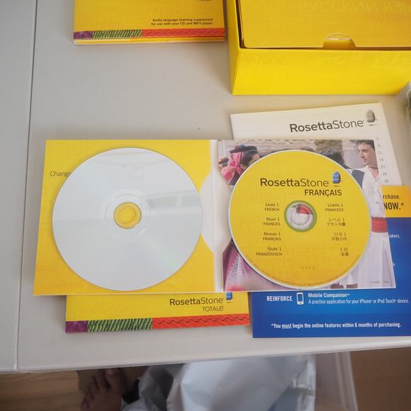 Rosetta Stone French Francais Level 1 Version 4 Learn Language With Headphones - Picture 11 of 16